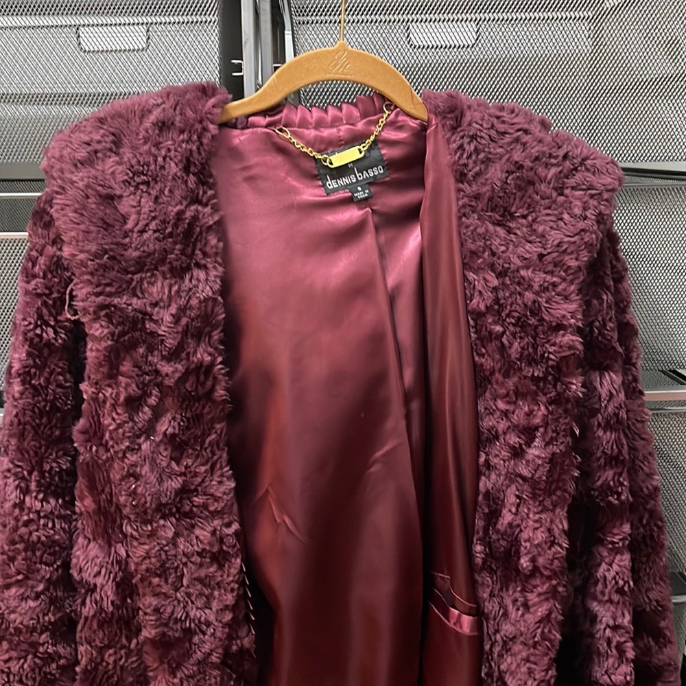 Faux fur coat